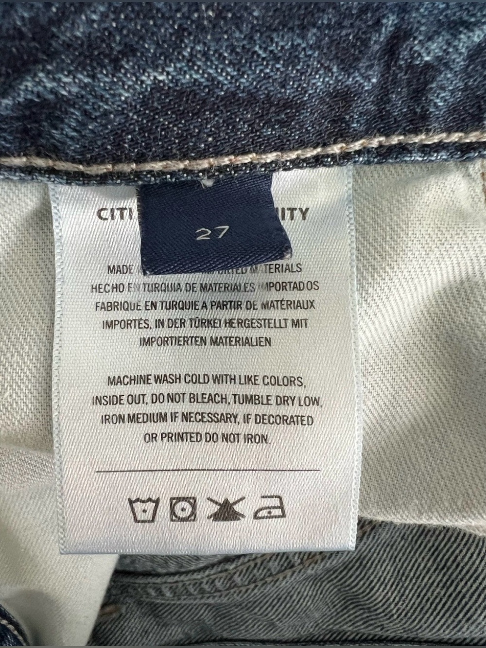 Citizens of Humanity Annina cropped wide legs jeans, 27, button fly - Picture 5 of 5